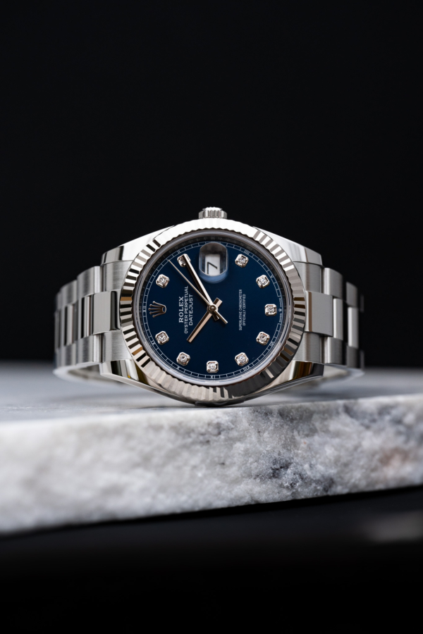 Rolex Datejust 41 Bleu Diamants