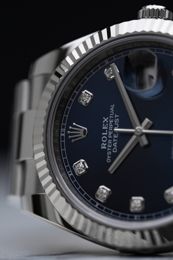 Rolex Datejust 41 Bleu Diamants