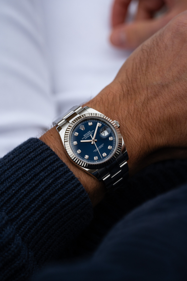 Rolex Datejust 41 Bleu Diamants