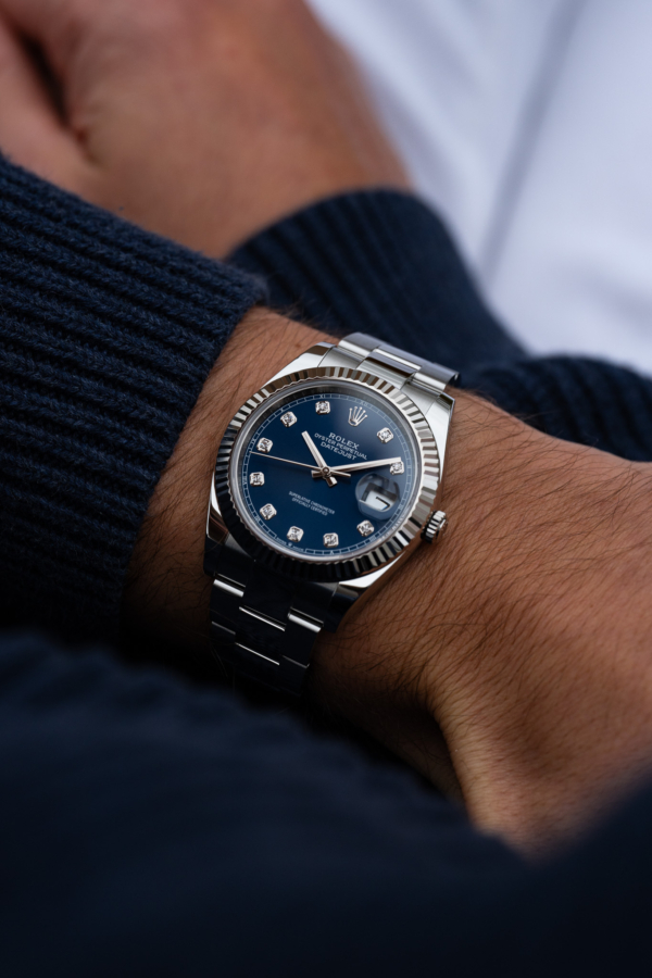 Rolex Datejust 41 Bleu Diamants