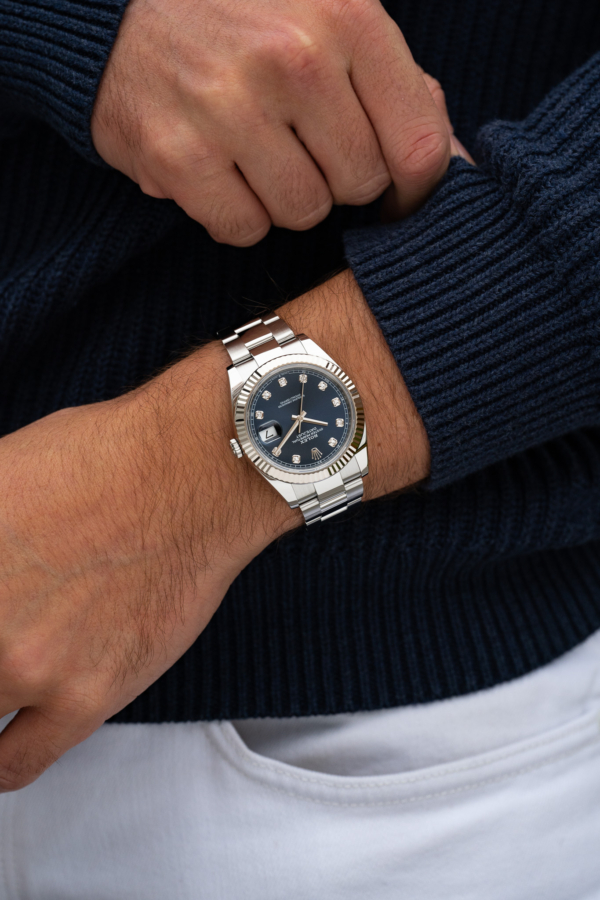 Rolex Datejust 41 Bleu Diamants