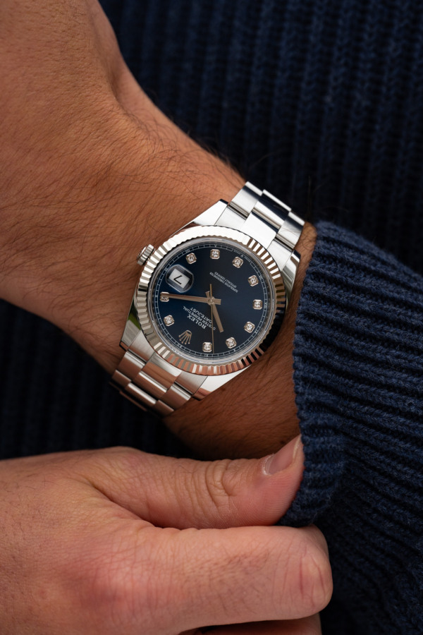 Rolex Datejust 41 Bleu Diamants